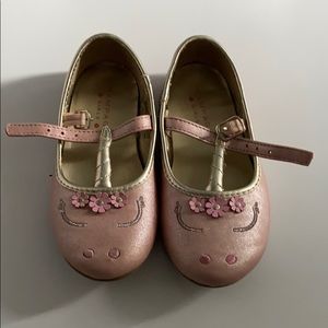 Unicorn toddler flats